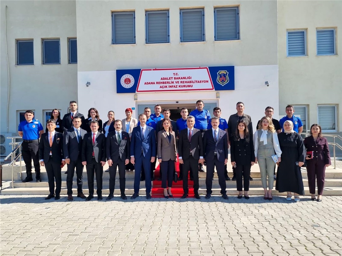 Genel Müdür Yardımcısı Yüzügüllü Adana Rehberlik ve Rehabilitasyon Kapalı İnfaz Kurumunda İncelemelerde Bulundu
